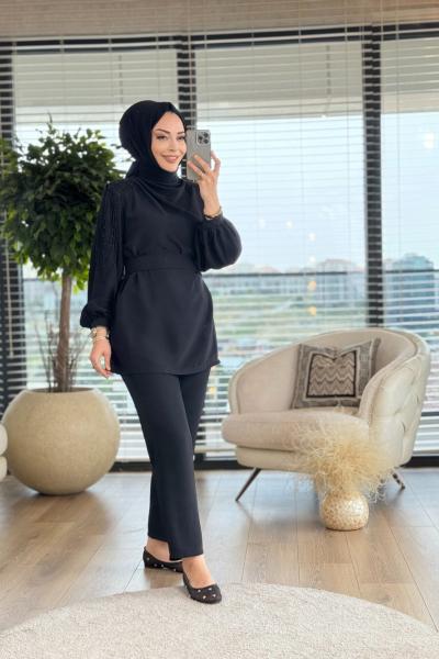 6038 Karin Takım Siyah