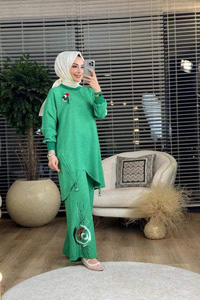 6043 Sağ Kol Desenli Takım Benetton