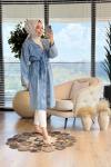7262 Kot Kimono Mavi