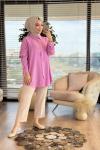 7351 Tencel Gömlek Pembe