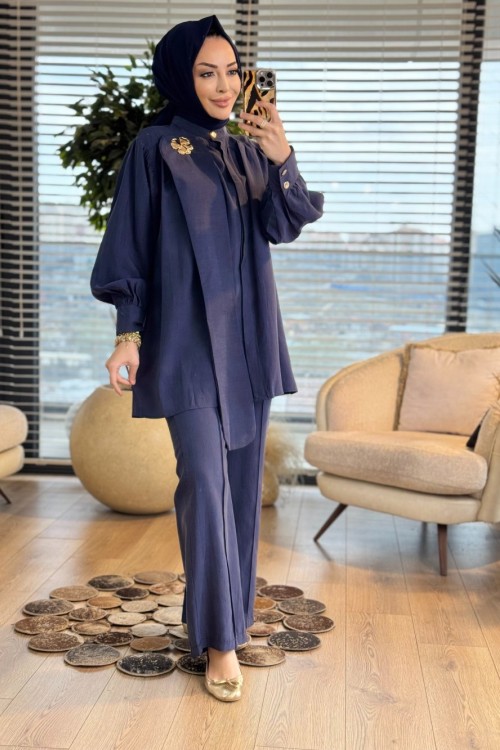 7518 İvme Takım Lacivert