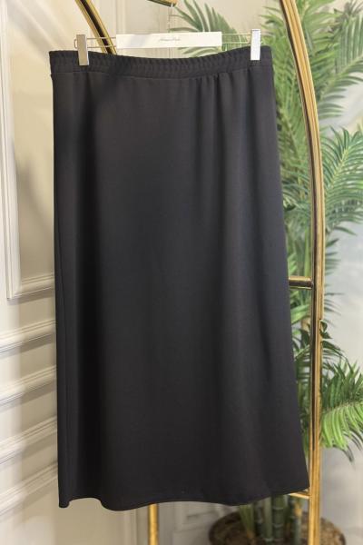 792 Krep Lastikli Kalem Etek Siyah