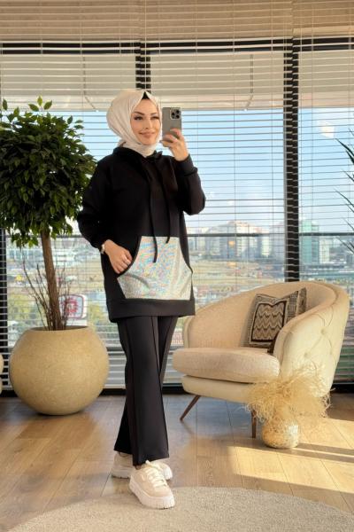 9020 Berçem Sweat Siyah