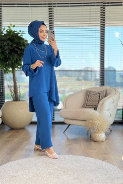 9069 Azra Takım İndigo