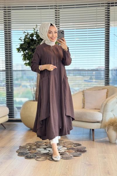 9105 Duru Modal Kap Kahve