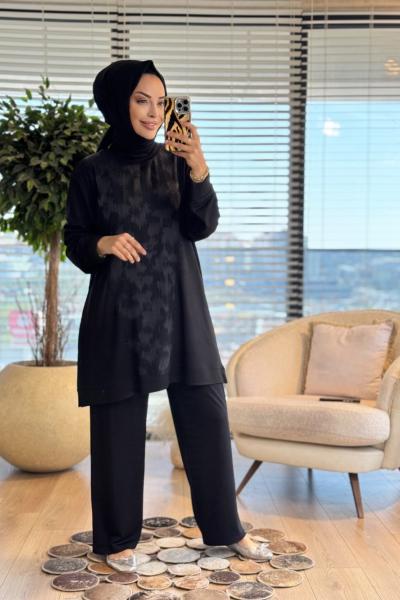 9913 Hülya Takım Siyah