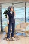 CHD46 Yelekli Takım Siyah