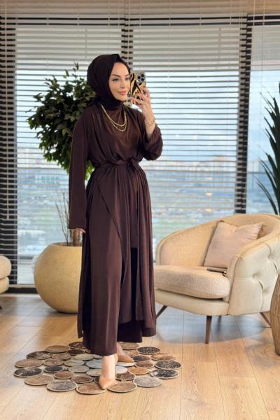HWN6277 Sümeyye Takım Kahve