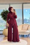 HWN6292 Sahra Takım Bordo