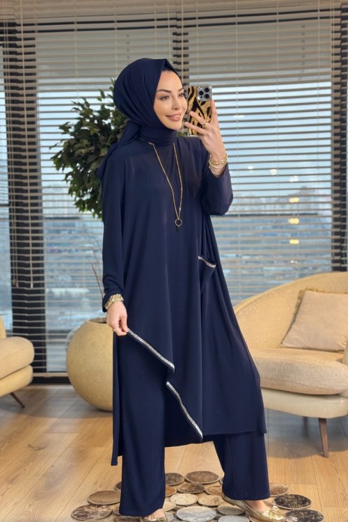 HWN8010 Asya Takım Lacivert