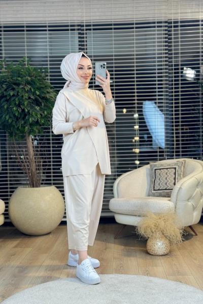 MRW1170 Makas Takım Bej