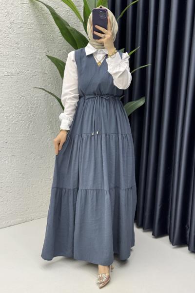 Asya Jile Tesettür Giyim Füme