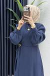 Ayliz Elbise Tesettür Giyim  Lacivert