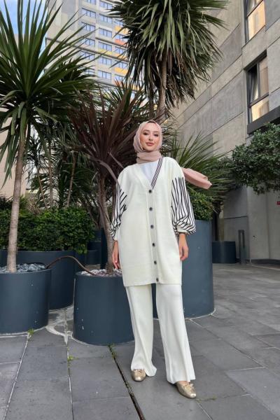 Balonkol Takım Ekru Ekru