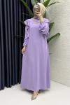 Canan Elbise Tesettür Giyim  Lila