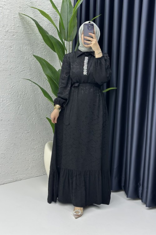 Defne Elbise Siyah