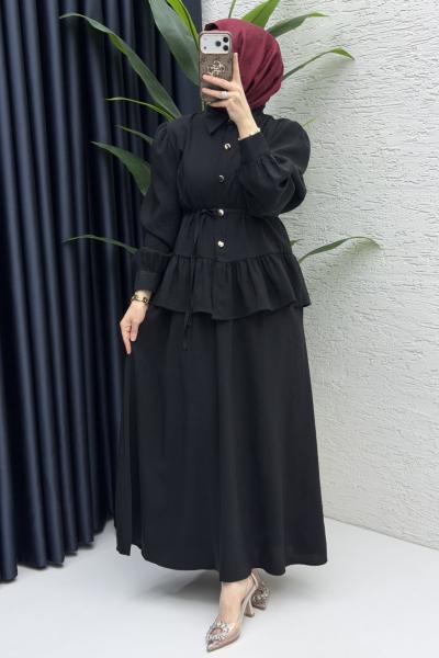 Deren Etekli Takım Siyah