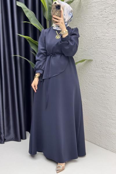 Dila Elbise Tesettür Giyim  Lacivert