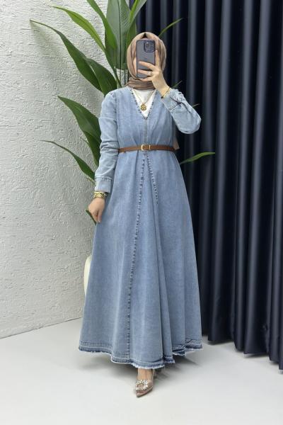 Dilruba Elbise Mavi