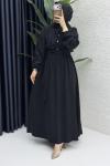 Eslem Elbise Tesettür Giyim  Siyah