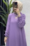 Esme Elbise Tesettür Giyim  Lila