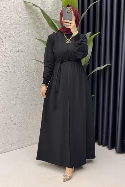 Firdevs Elbise Tesettür Giyim  Siyah