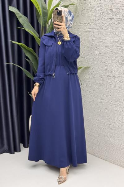 Hazal Elbise Takım Lacivert