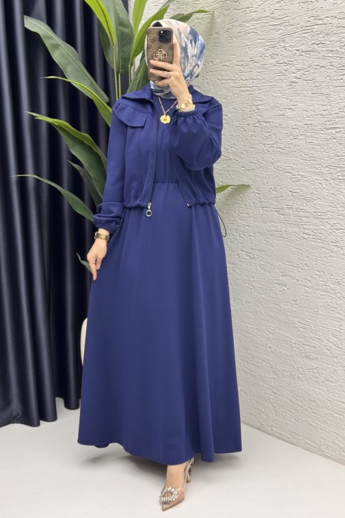 Hazal Elbise Takım Lacivert