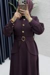 Mahira Elbise Tesettür Giyim  Mürdüm
