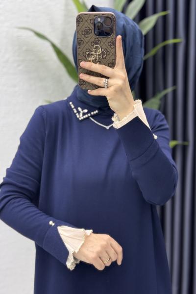 Matmazel Elbise Tesettür Giyim  Lacivert