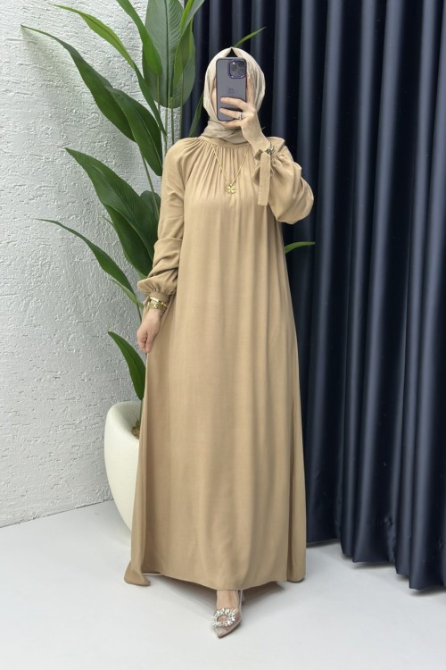 Nevra Elbise Camel