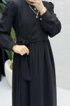 Sadem Elbise Tesettür Giyim  Siyah