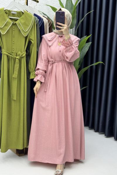 Sanem Elbise Tesettür Giyim Gül