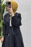 Selen Takım Tesettür Giyim  Siyah