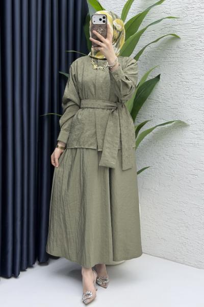 Seniha Etekli Takım Haki