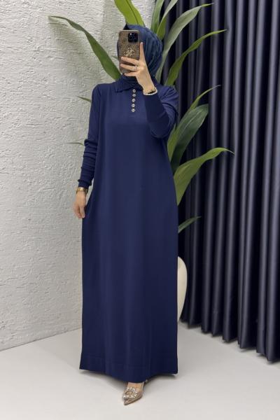Seray Elbise Tesettür Giyim  Lacivert