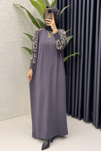 Serra Elbise Tesettür Giyim  Antrasit