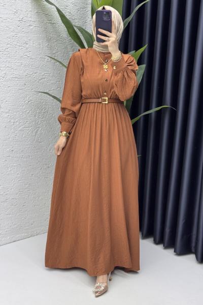 Vera Elbise Tesettür Giyim Kiremit