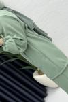 Zennup Pantolonlu Takım Tesettür Giyim  Çağla Yeşil