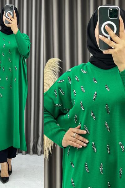 3282 Sina Tunik Yeşil