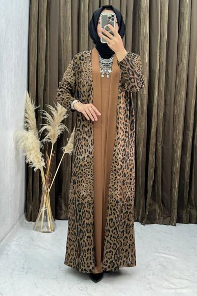 3307 Alize Elbise Takım Hardal