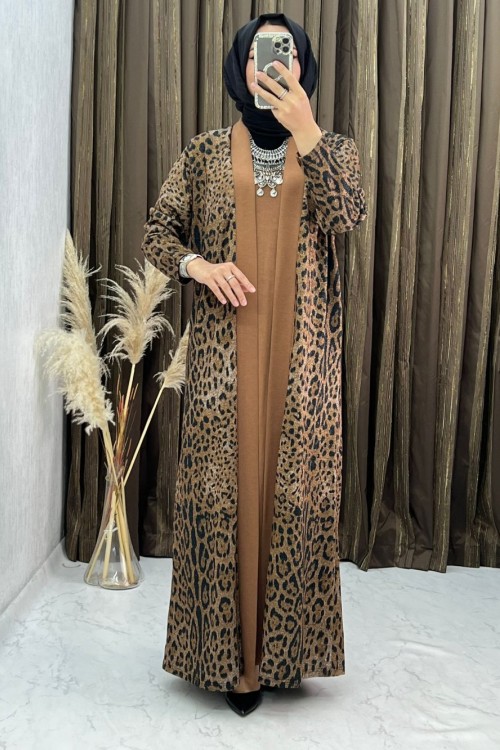 3307 Alize Elbise Takım Hardal