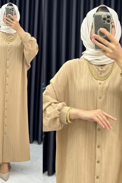 3322 Safa Tunik/Elbise Vizon