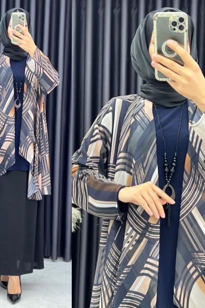 3344 Karayel 2 li Takım LACİVERT