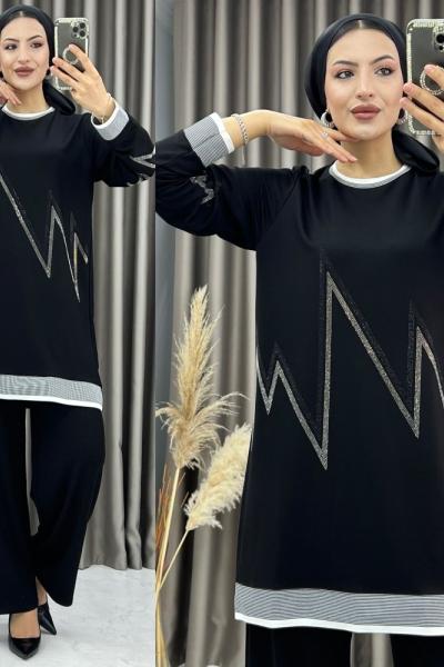 3357 Eda Takım Siyah