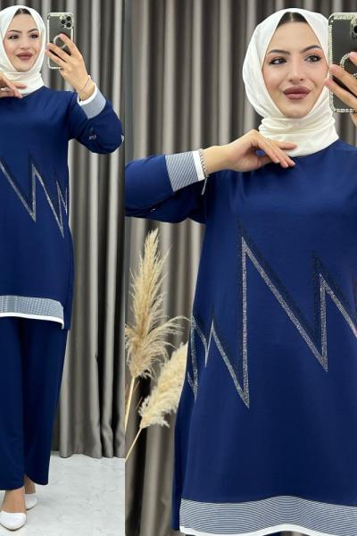 3357 Eda Takım İndigo