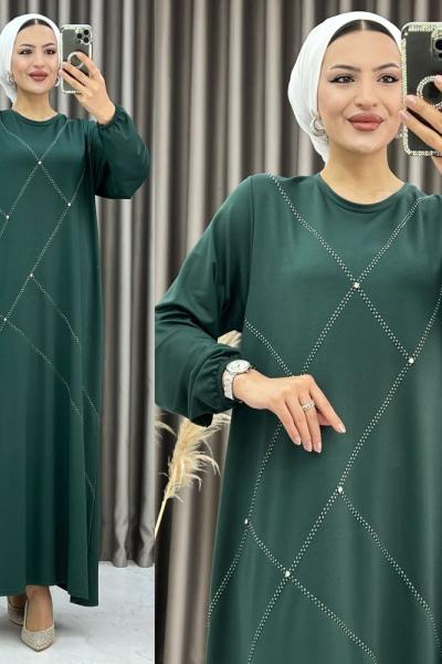 3368 Aruz Elbise Zümrüt