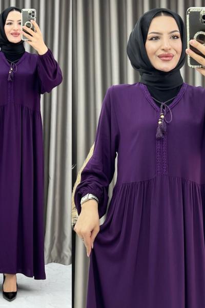 3373 Melek Elbise Mürdüm