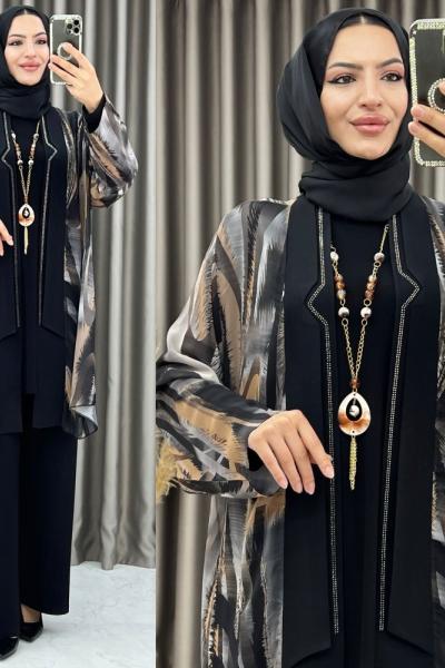 3384 Alin 3’lü Takım Siyah