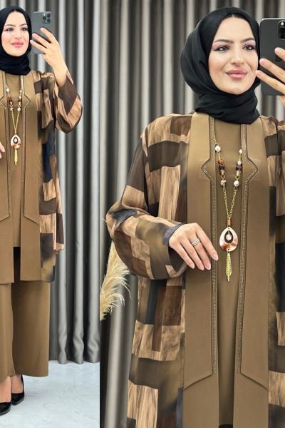 3390 Meyra  3 lü Takım Hardal